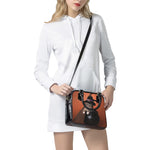 Halloween Cute Witch Cat Print Shoulder Handbag