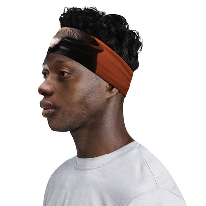 Halloween Cute Witch Cat Print Sports Headband