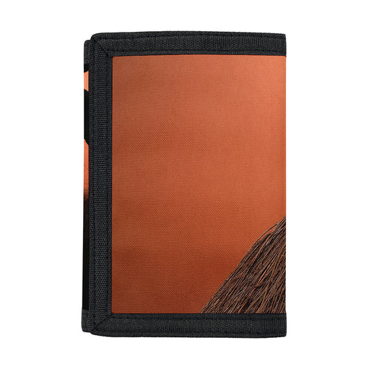 Halloween Cute Witch Cat Print Trifold Wallet