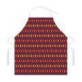 Halloween Diamond Shape Pattern Print Adjustable Apron