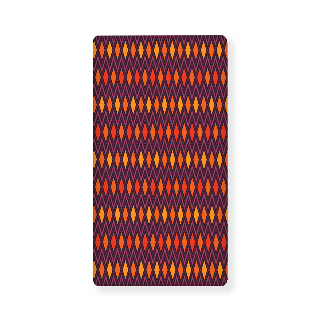 Halloween Diamond Shape Pattern Print Baby Crib Sheet