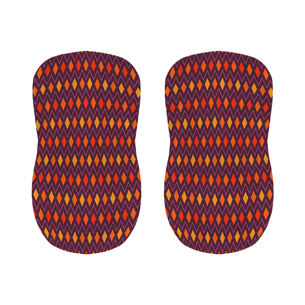 Halloween Diamond Shape Pattern Print Bar Stool Covers