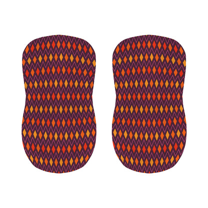 Halloween Diamond Shape Pattern Print Bar Stool Covers