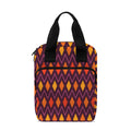 Halloween Diamond Shape Pattern Print Bible Tote Bag