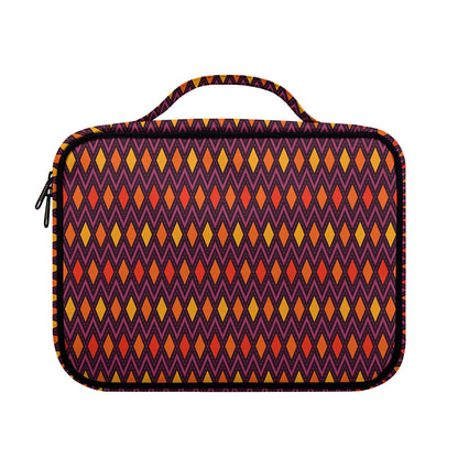 Halloween Diamond Shape Pattern Print Briefcase Bible Bag