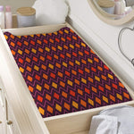 Halloween Diamond Shape Pattern Print Changing Pad Cover