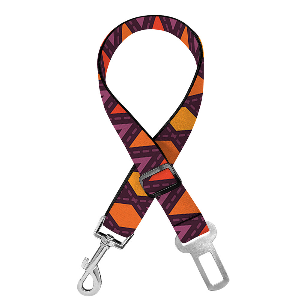 Halloween Diamond Shape Pattern Print Dog Seat Belt