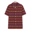 Halloween Diamond Shape Pattern Print Hawaiian Shirt