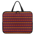 Halloween Diamond Shape Pattern Print Laptop Sleeve With Handle