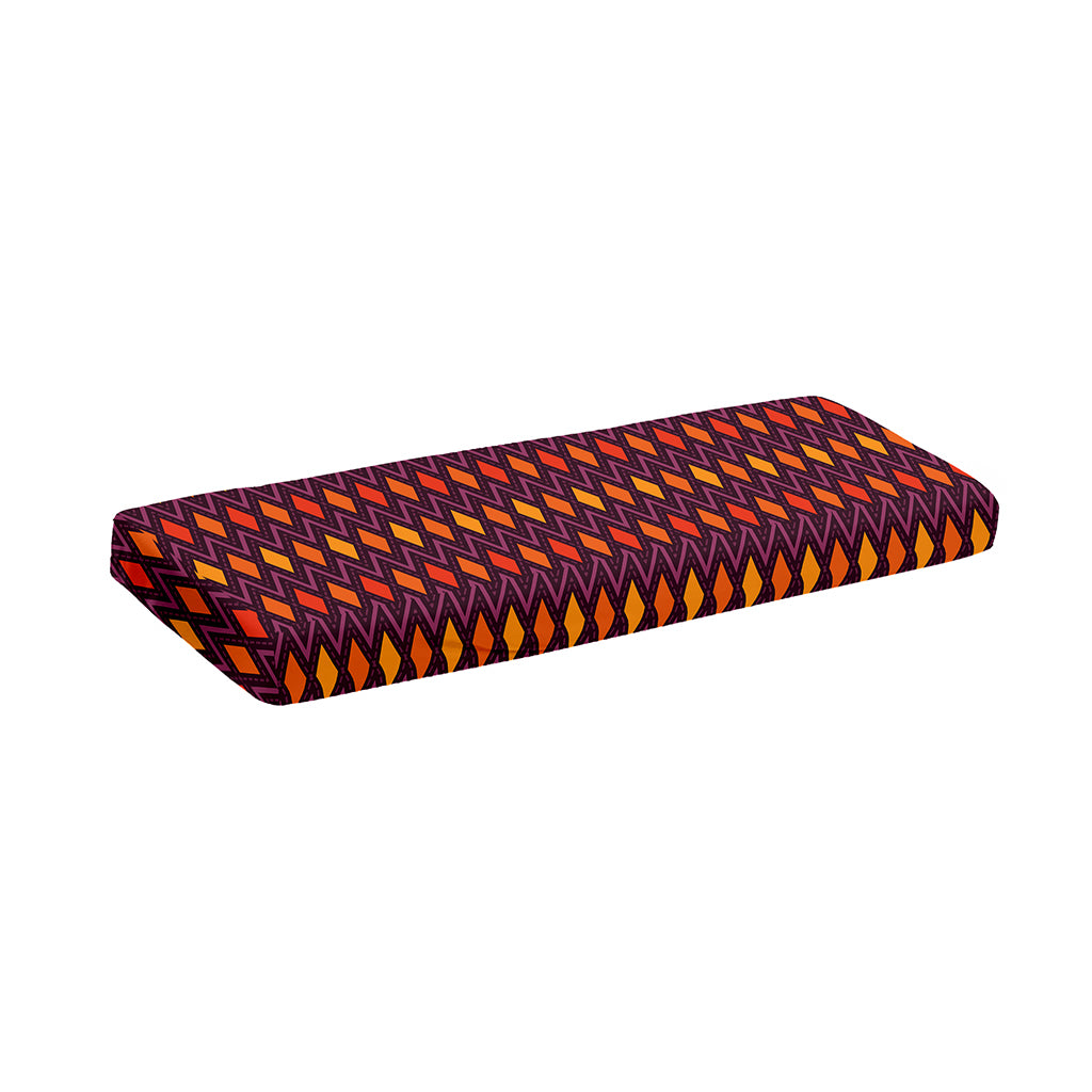 Halloween Diamond Shape Pattern Print Piano Keyboard Cover