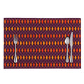 Halloween Diamond Shape Pattern Print Placemat