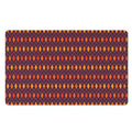 Halloween Diamond Shape Pattern Print Polyester Doormat