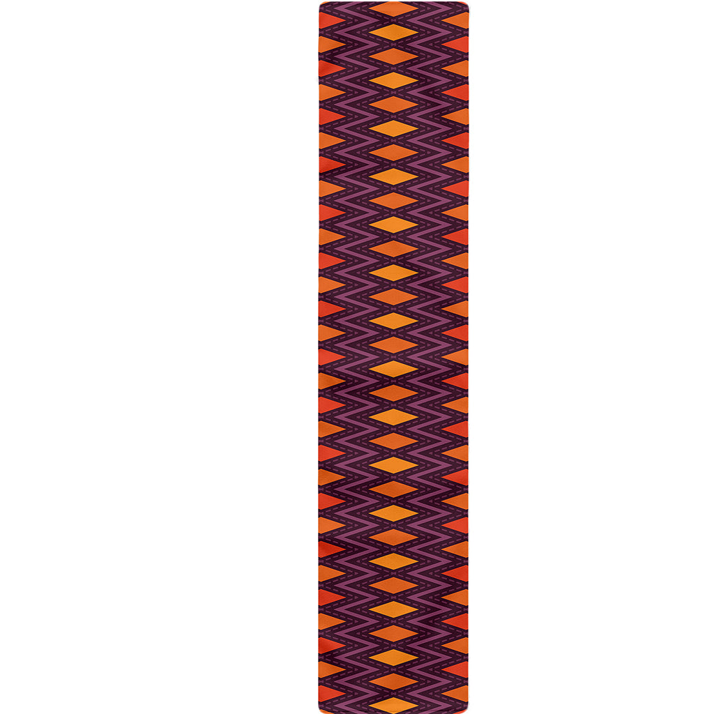 Halloween Diamond Shape Pattern Print Table Runner