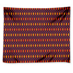 Halloween Diamond Shape Pattern Print Tapestry