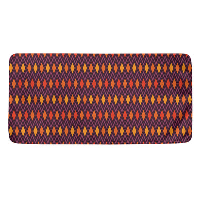 Halloween Diamond Shape Pattern Print Towel