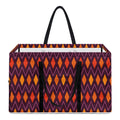 Halloween Diamond Shape Pattern Print Utility Tote Bag