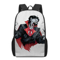 Halloween Evil Vampire Print 17 Inch Backpack