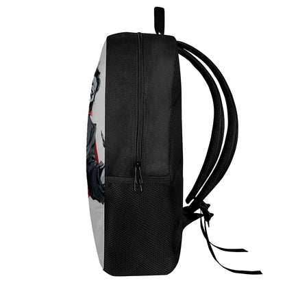 Halloween Evil Vampire Print 17 Inch Backpack