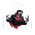 Halloween Evil Vampire Print Adjustable Apron