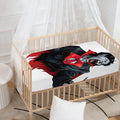 Halloween Evil Vampire Print Baby Crib Sheet