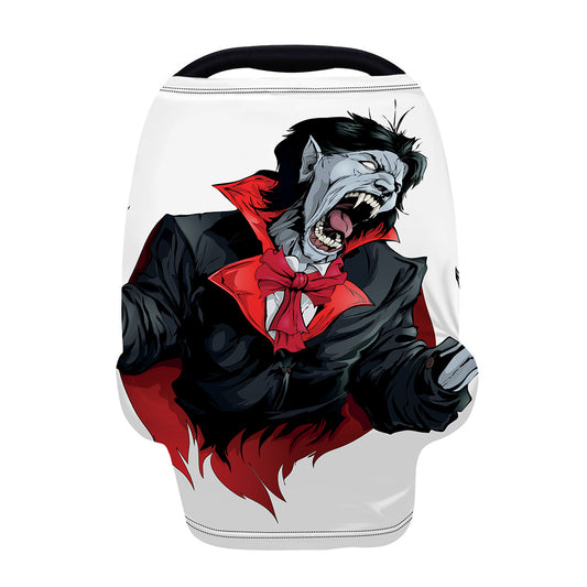 Halloween Evil Vampire Print Baby Seat Cover