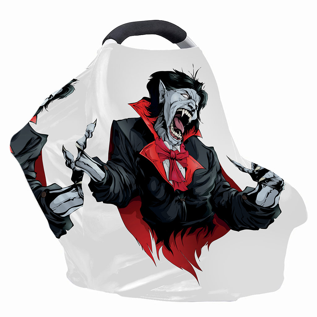 Halloween Evil Vampire Print Baby Seat Cover