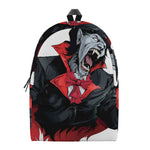 Halloween Evil Vampire Print Backpack