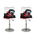 Halloween Evil Vampire Print Bar Stool Covers