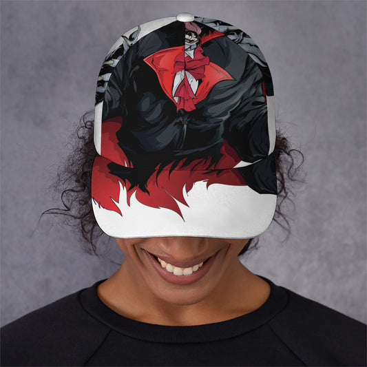 Halloween Evil Vampire Print Baseball Cap