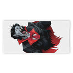 Halloween Evil Vampire Print Beach Towel