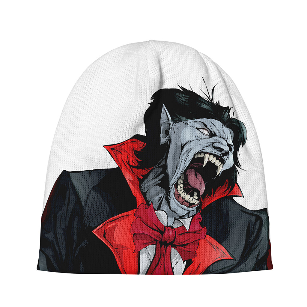 Halloween Evil Vampire Print Beanie