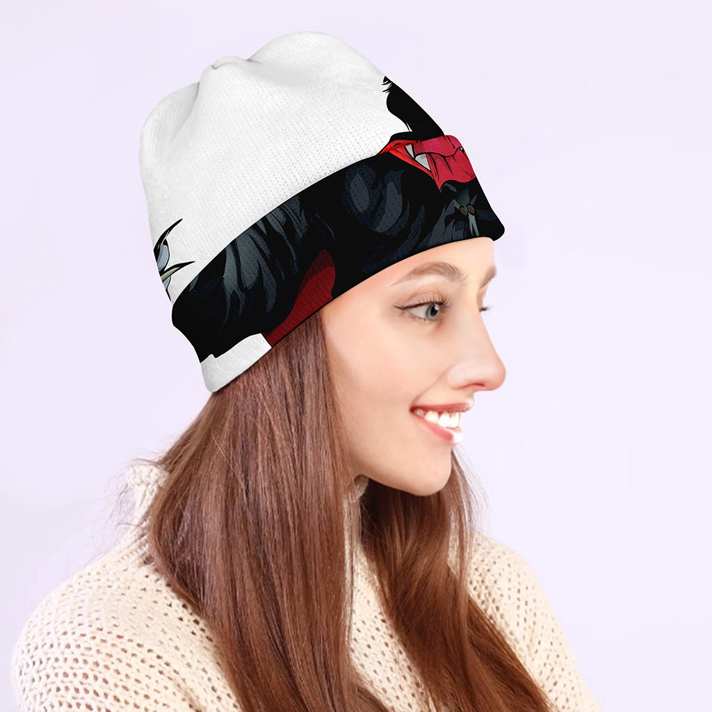 Halloween Evil Vampire Print Beanie