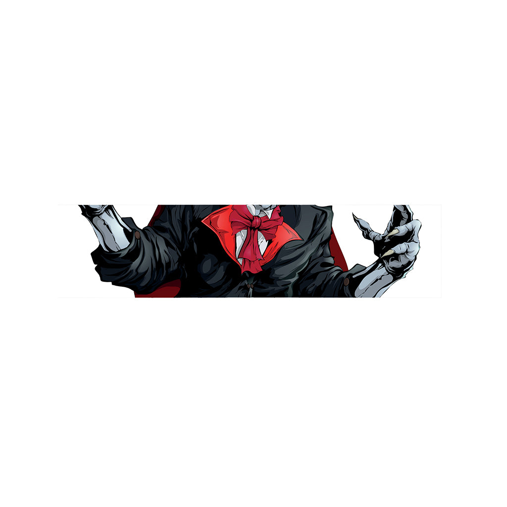 Halloween Evil Vampire Print Bed Runner