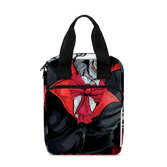 Halloween Evil Vampire Print Bible Tote Bag