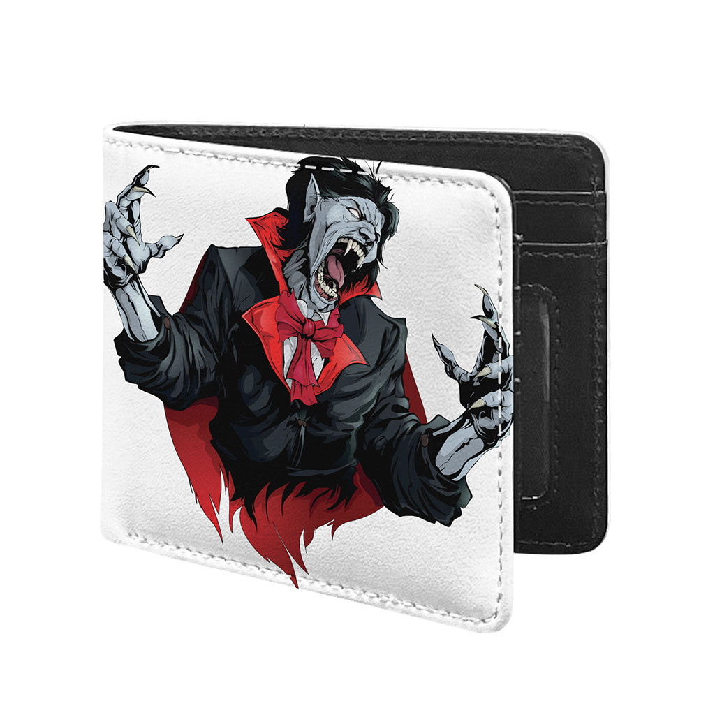 Halloween Evil Vampire Print Bifold Wallet