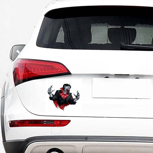 Halloween Evil Vampire Print Car Sticker