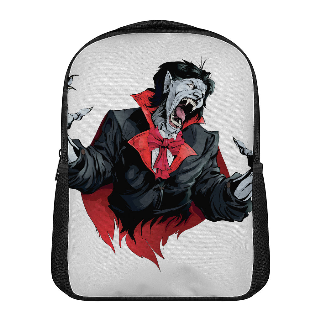 Halloween Evil Vampire Print Casual Backpack
