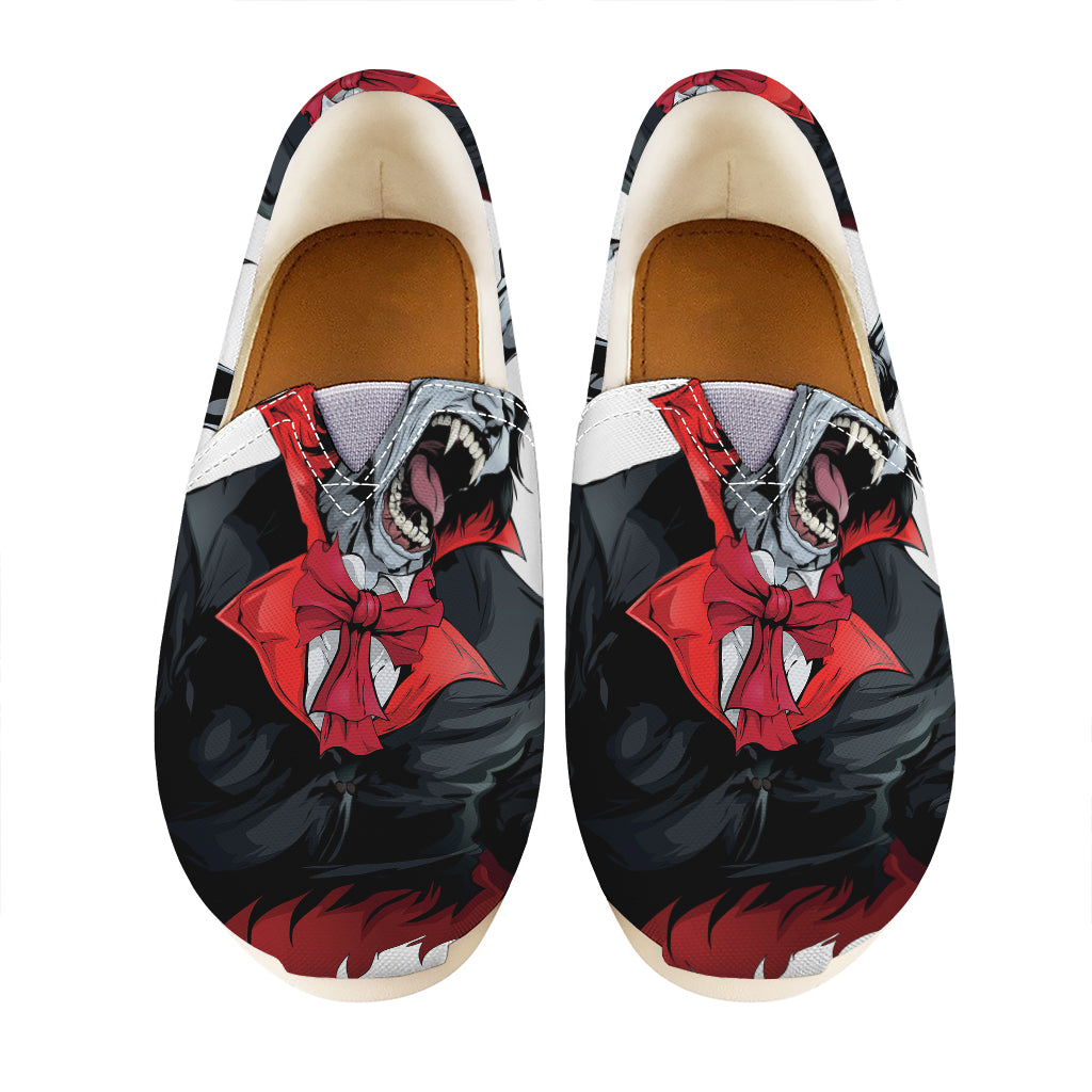 Halloween Evil Vampire Print Casual Shoes