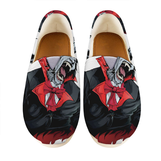 Halloween Evil Vampire Print Casual Shoes