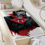 Halloween Evil Vampire Print Changing Pad Cover
