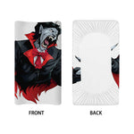 Halloween Evil Vampire Print Changing Pad Cover