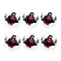 Halloween Evil Vampire Print Coaster Set