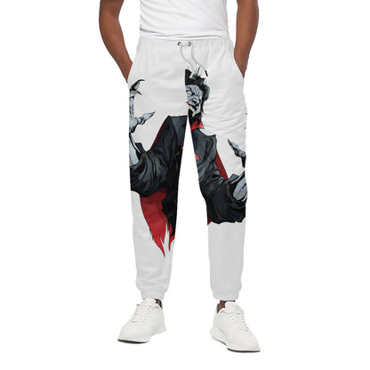 Halloween Evil Vampire Print Cotton Pants