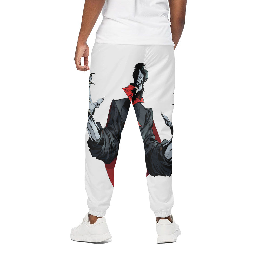 Halloween Evil Vampire Print Cotton Sweatpants