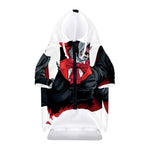Halloween Evil Vampire Print Dog Zip Up Hoodie