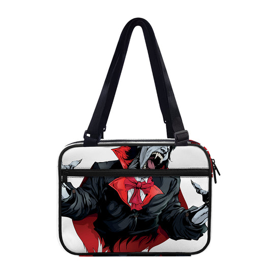 Halloween Evil Vampire Print Double Strap Bible Bag