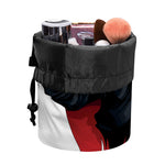 Halloween Evil Vampire Print Drawstring Makeup Bag