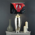 Halloween Evil Vampire Print Drum Lamp Shade
