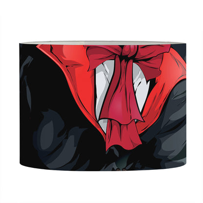 Halloween Evil Vampire Print Drum Lamp Shade