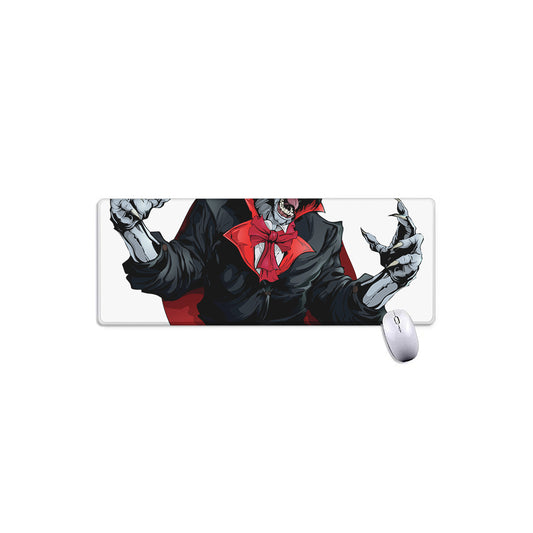 Halloween Evil Vampire Print Extended Mouse Pad
